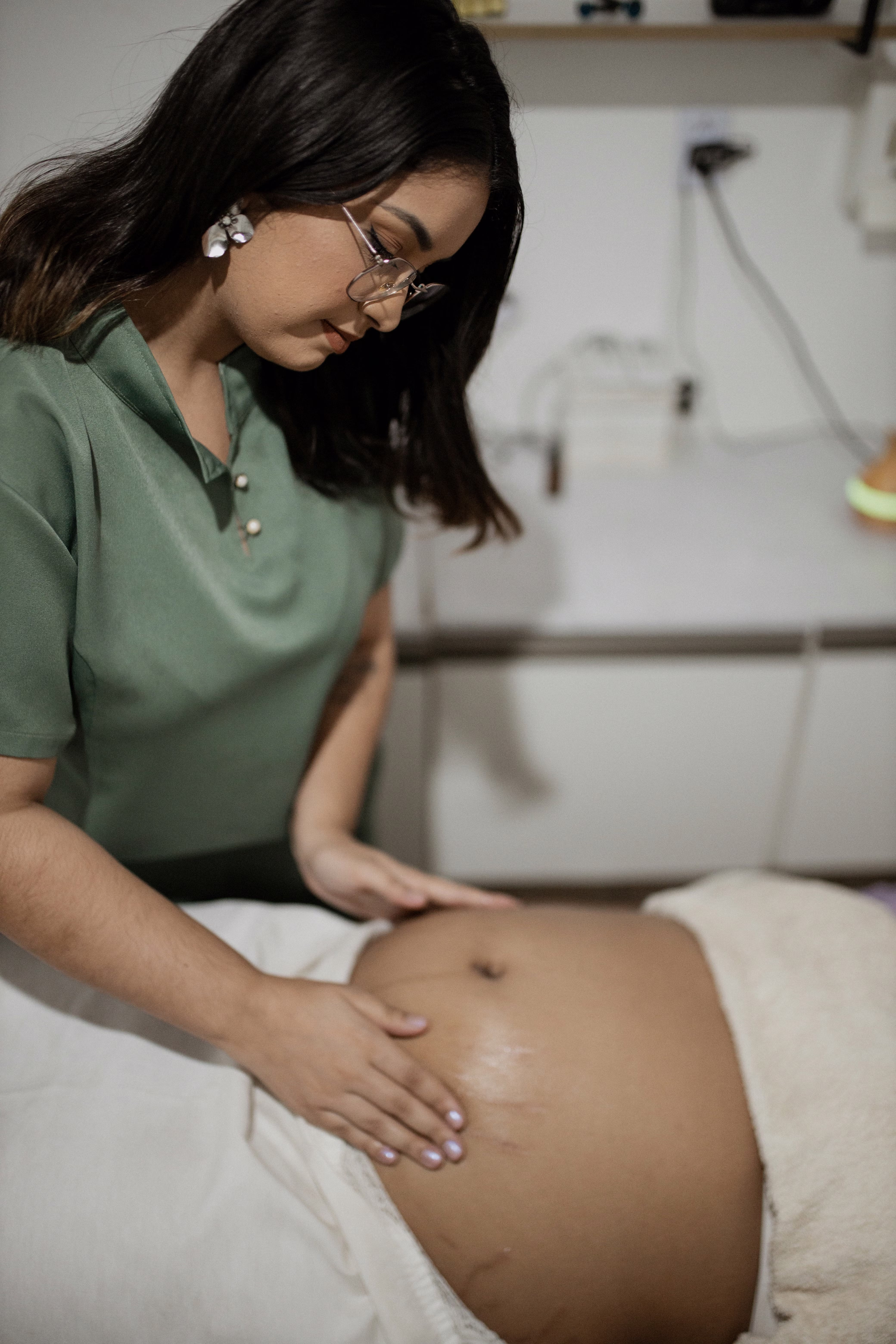 Momento de autocuidado e relaxamento para gestantes no Lima's Therapy em Campo Grande RJ